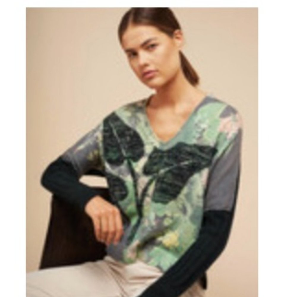 COPY - Cotelac Ivy Flower Sweater - EN ATTENDANT L ETE - Size 3